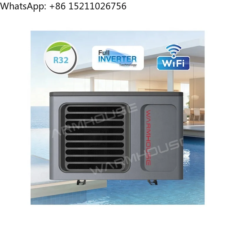 Bomba de calor para piscina de 26kW 88kBTU, suministro de fábrica, servicio OEM ODM para precio DDP, calentador de piscina, calefacción y refrigeración
