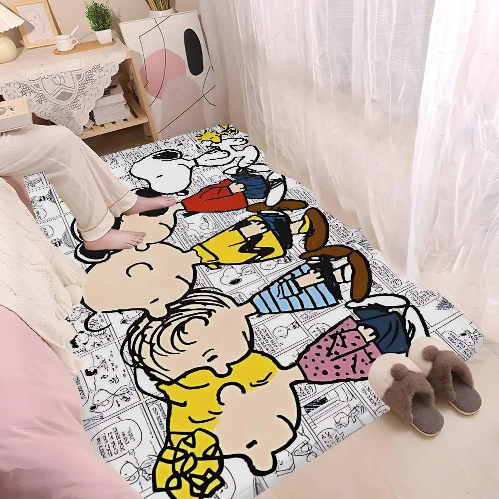 Cute Dog S-Snoopy Kitchen Mat Cheaper Anti-slip Modern Living Room Balcony Printed Modern Home Decor view 3