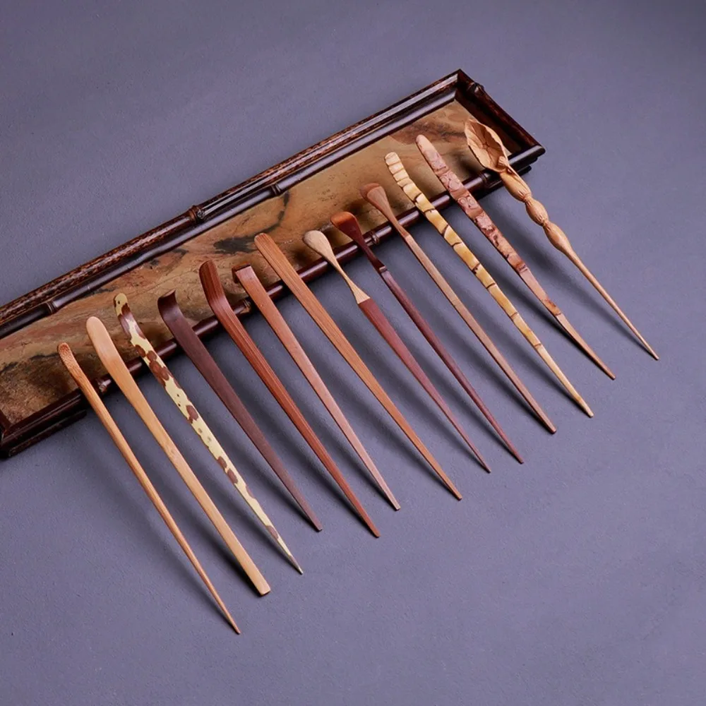 

1PC 18cm Bamboo Tea Sticks Chashaku Japanese Traditional Matcha Spoon Handmade Classic Leaf Spatula Tea Ceremony Matcha Scoop