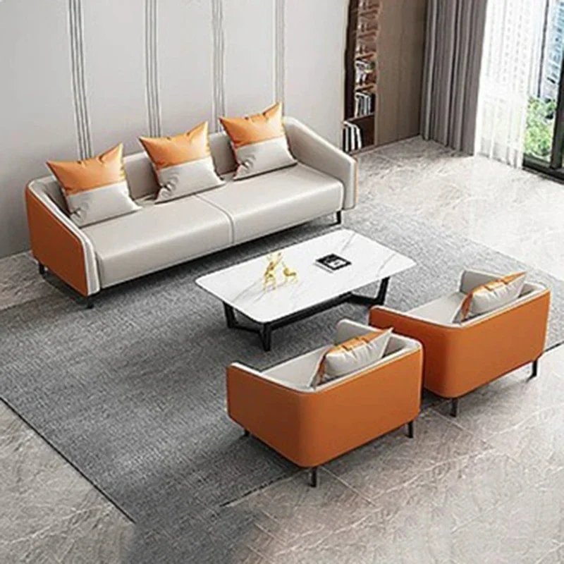 Boss Guests Office Sofa Simplicity Modern Commerce Reception Market Couches Office Luxury Sofa Seccional Luxury Furniture