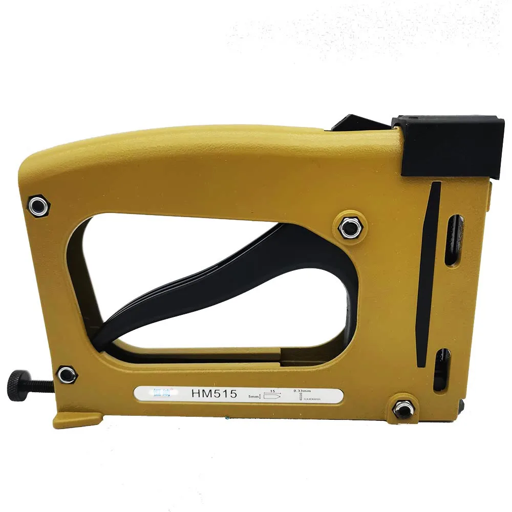 Air Pneumatic Frame Gun HM515 Nailer Nails Manual Flex Point Tacker Framing Tools Tacker Gun Used for Frame Back Fix