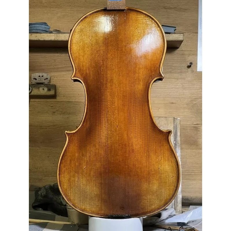 New Coming Professional All Handmade Violin with Oil Painting and Antique  Ebony Accessories HV11