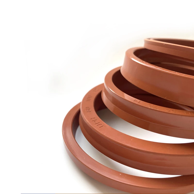 ID 40/42/45/48/50/52/53/55mm OD 48-80mm UN/USH/U/Y FKM Fluorine Rubber Oil Seal Cylinder Sealing Ring Gasket Height 4-12mm