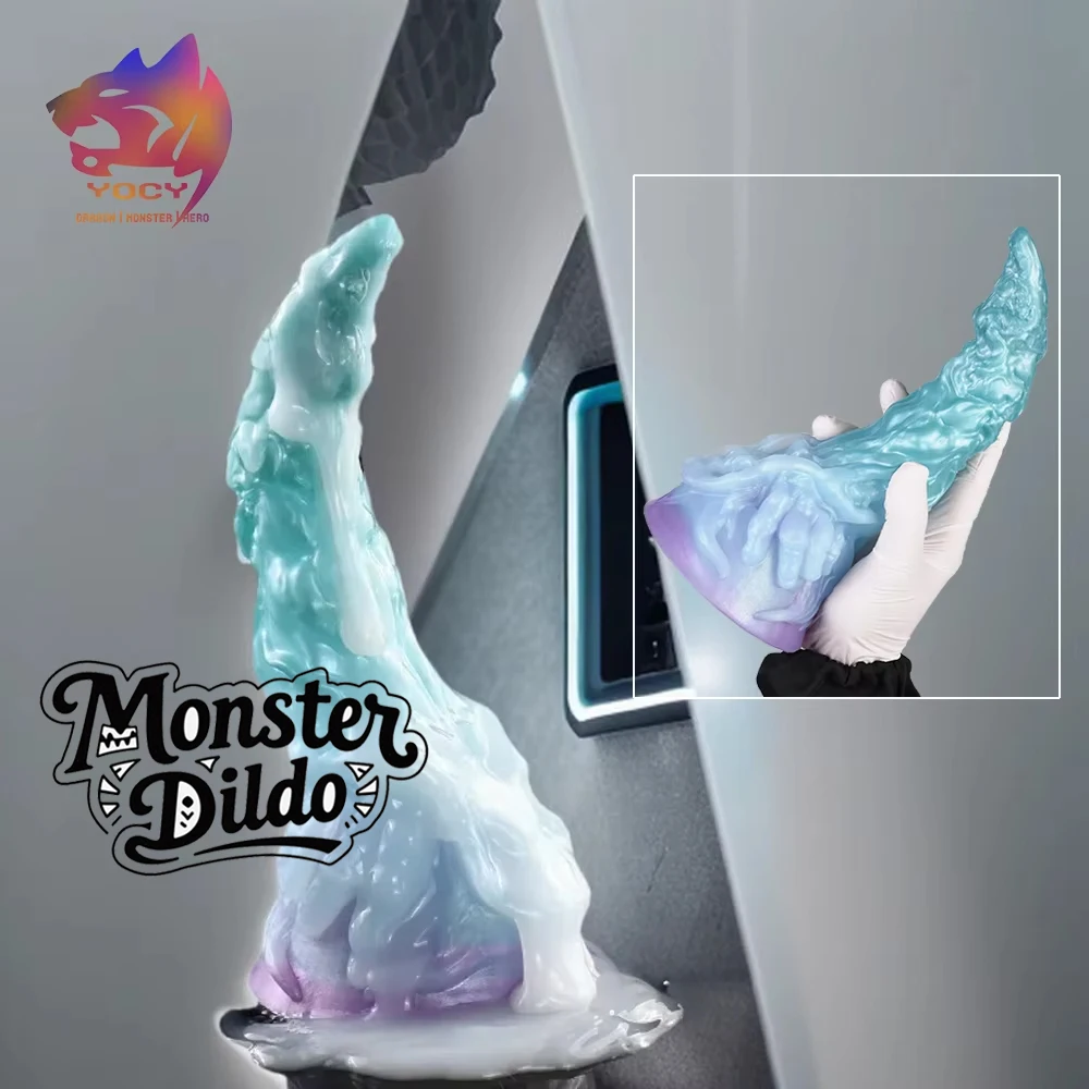 YOCY Silicone 4 Sizes Monster Penis With Sucker Anal Plug Female Masturbator Sex Toys For Adult Women Men Anus Massage Sexy Shop