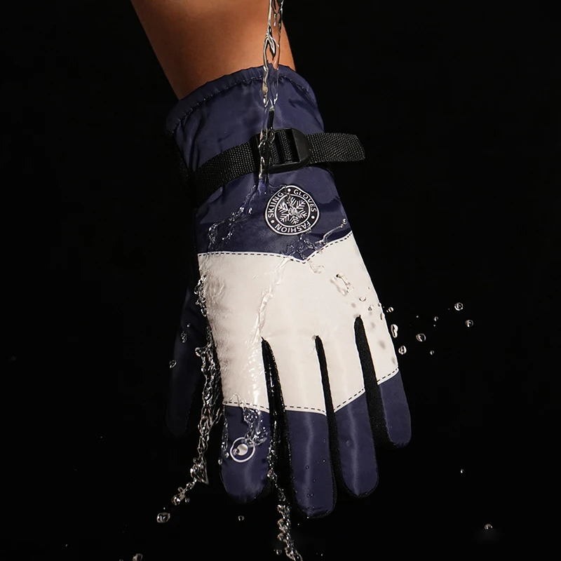 Guantes de esquí para hombre y mujer, manoplas de Snowboard con pantalla táctil, Motor de moto de nieve, resistentes al agua, térmicos, 1 ud.