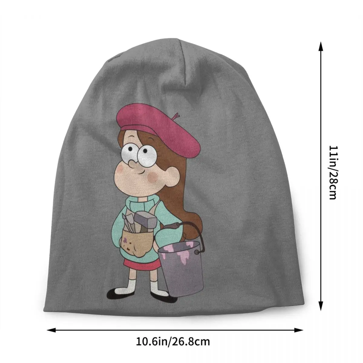 Custom Mabel Pines Wallpaper Bonnet Hat Knit Hat Men Women Cool Unisex Gravity Falls Warm Winter Beanies Cap