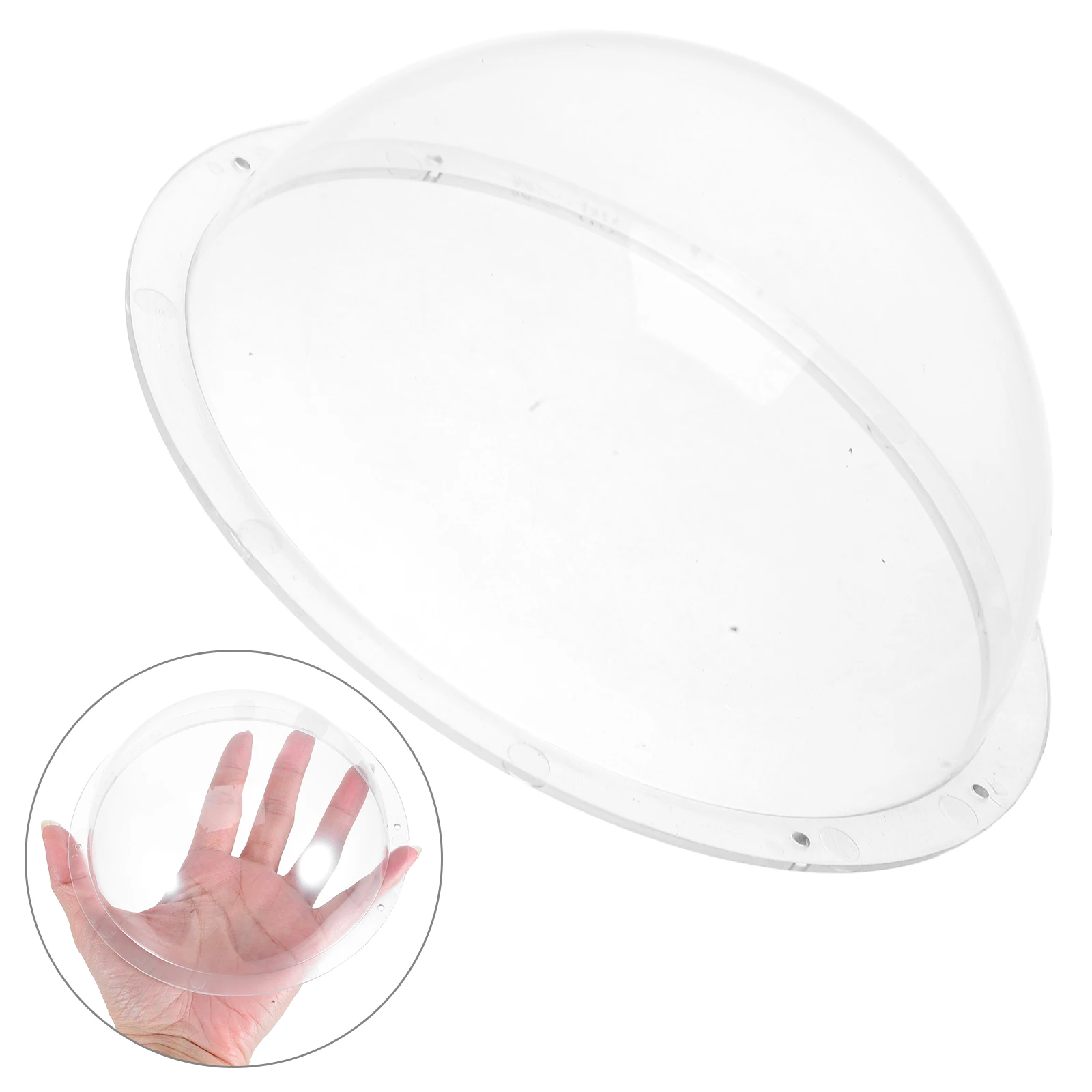 

147Mm Acrylic Clear Camera Dome Cover Security Cctv Protector Transparent Housing Case Hemisphere Shell Outdoor Indoor