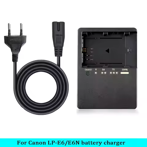 New LC-E6E LC-E6 Charger For Canon LP-E6 LP-E6N LP-E6NH Battery EOS 70D 60D 5D Mark III 5D 6D 6D MARK II 60D 80D 7D MARK II