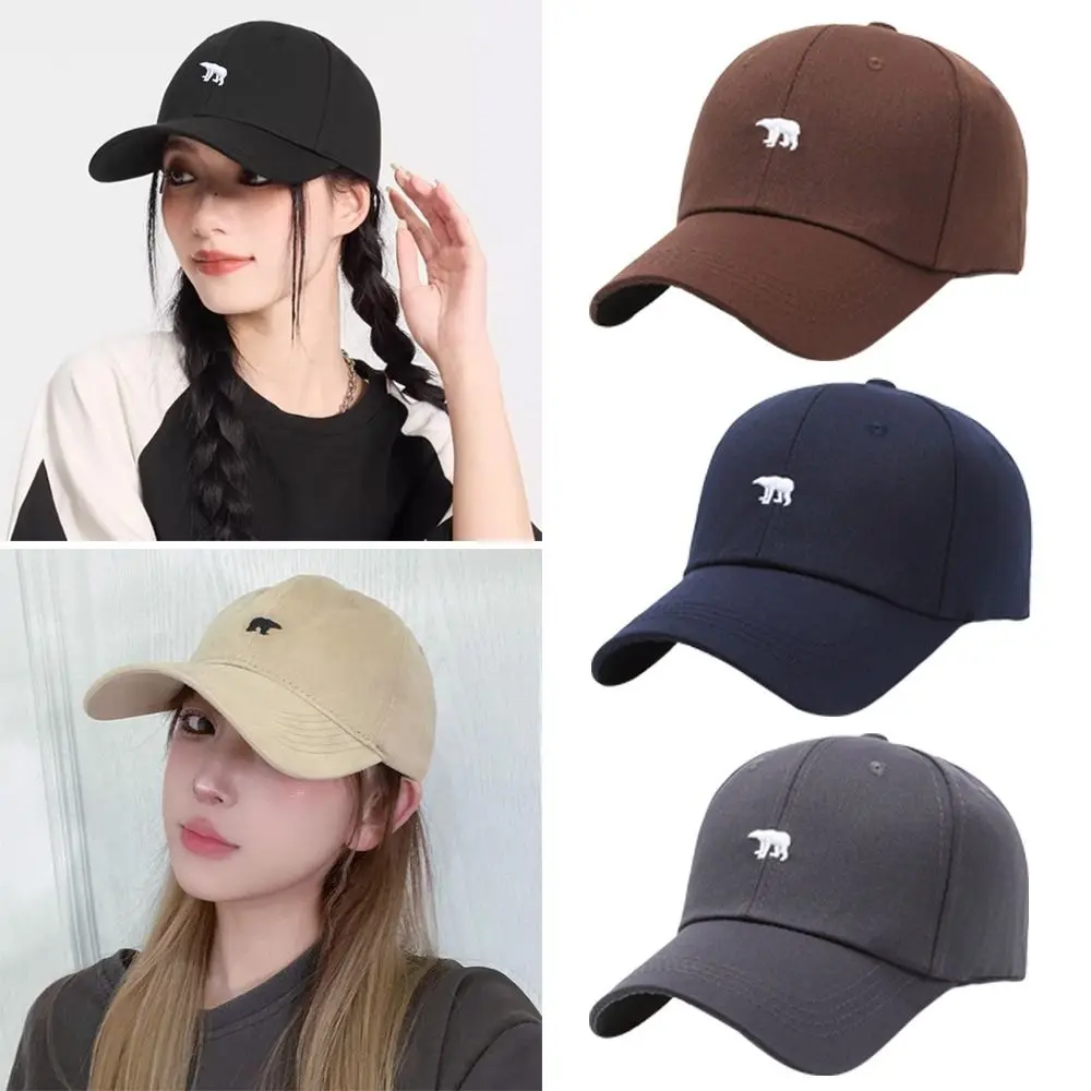 

Breathable Baseball Cap Casual Adjustable Embroidery Snapback Hat Cotton Spring Summer Sun Visors for Men Women