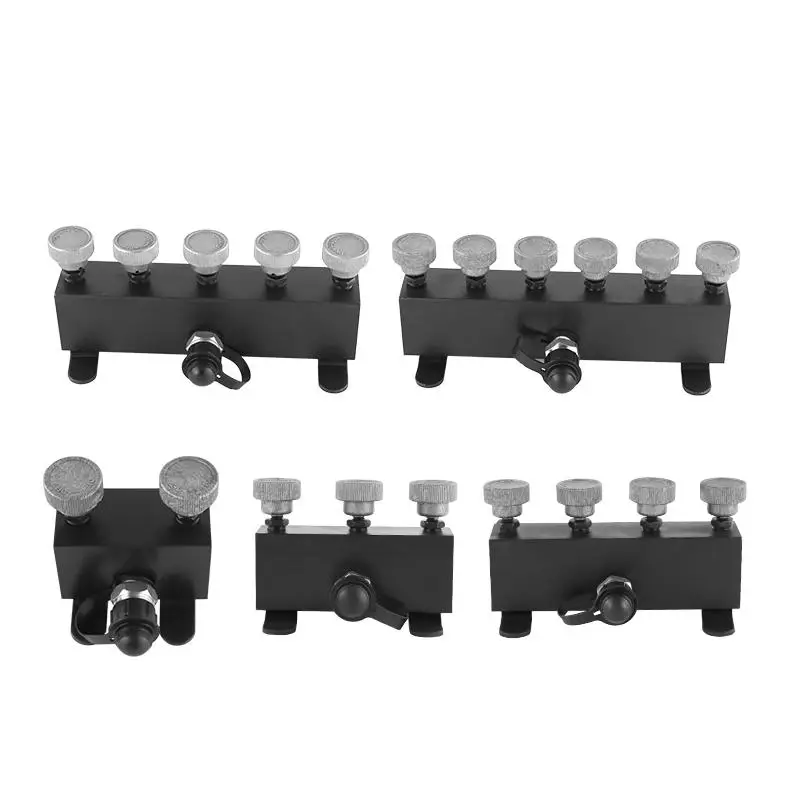 1Pc Hydraulic High Pressure Three-way Valve Oil Circuit Splitter Hydraulic Pump Oil Circuit Control Distribution Valve