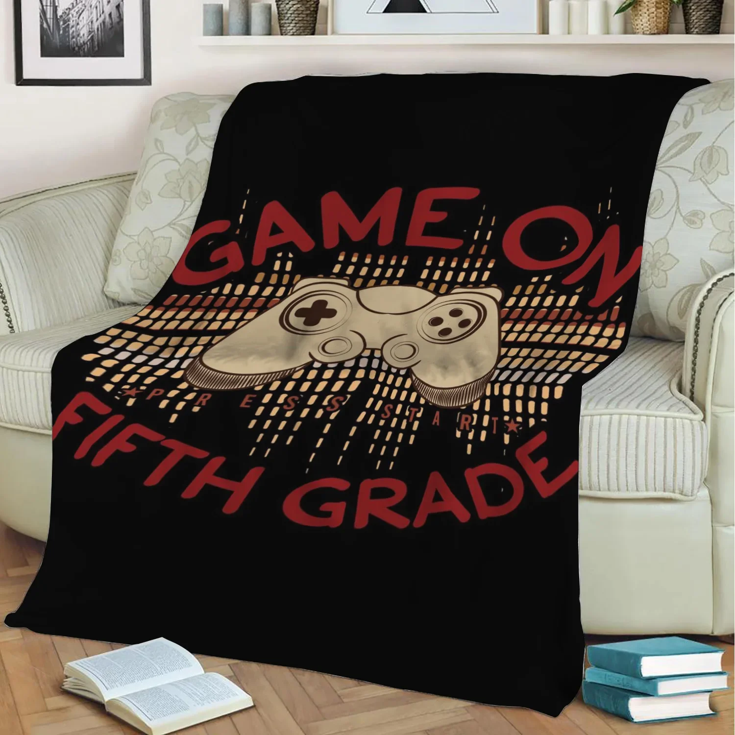 Home Textiles Game Blanket for Beds Boy Gaming Gift Throw Blanket 3D Printed Anime Children's Blanket Sofa Bedspread on The Bed