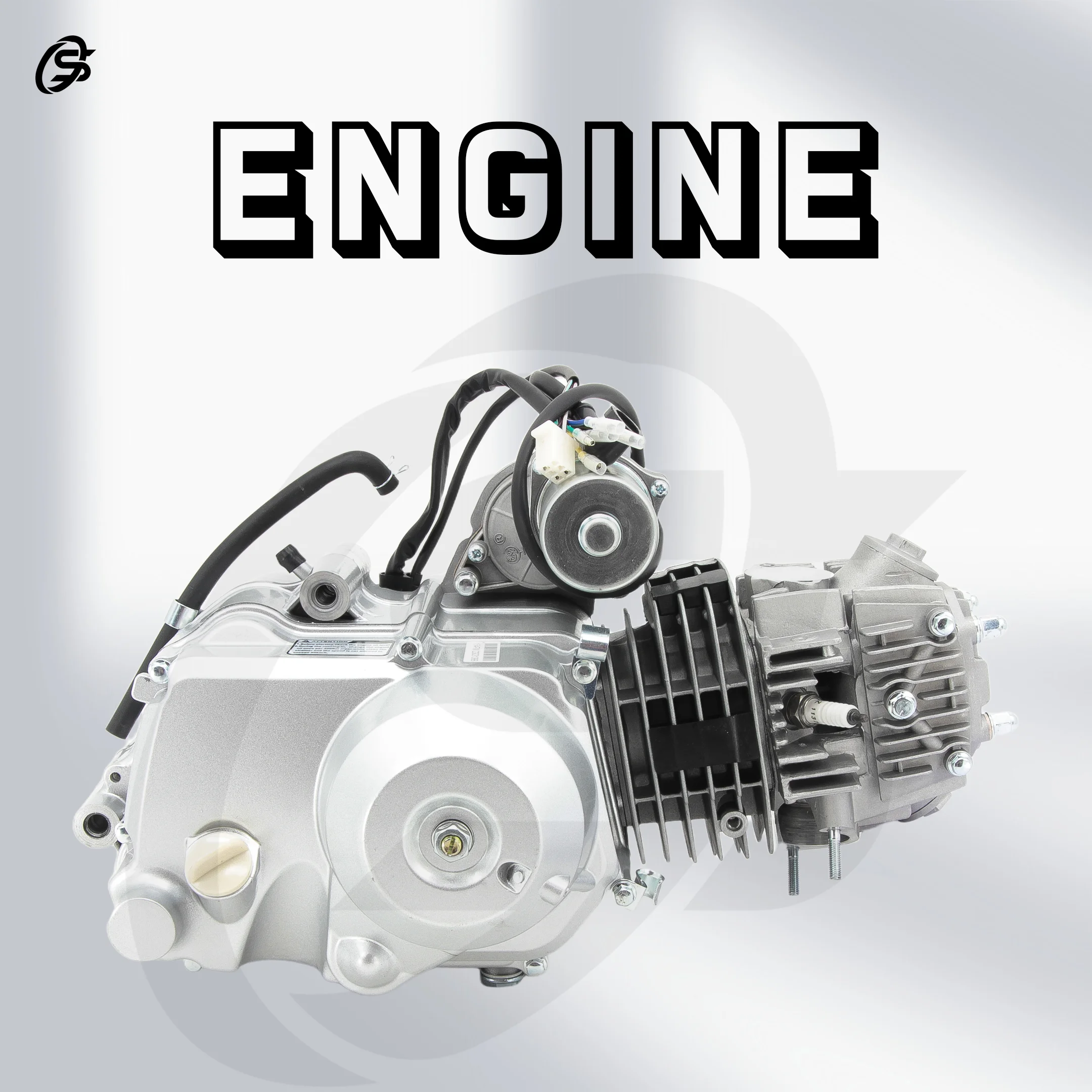 110CC Engine ATV Engine 1+1 Aluminum Steel Engine Four Quad All Terrain Vehicle Engine Horizontal Engine