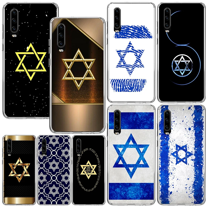 David Jewish Star Symbol Phone Case For Huawei P30 P40 P20 P10 Lite Mate 20 10 Pro Y5 Y6 Y7 Y9S P Smart Z Fundas Back Cover