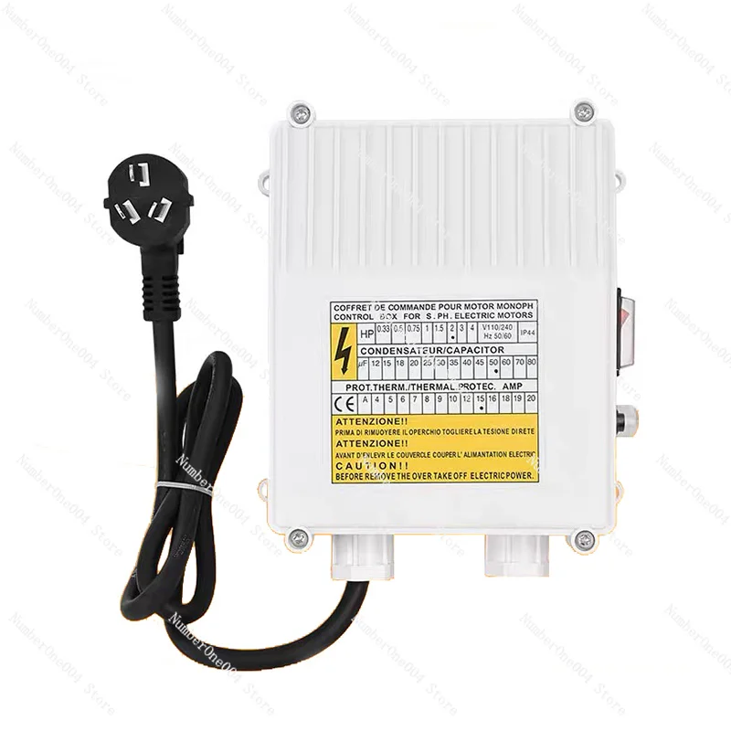 Control Box Submersible Pump External Capacitor Box Switch Box Installed Special 220V Submersible Deep Well Pump