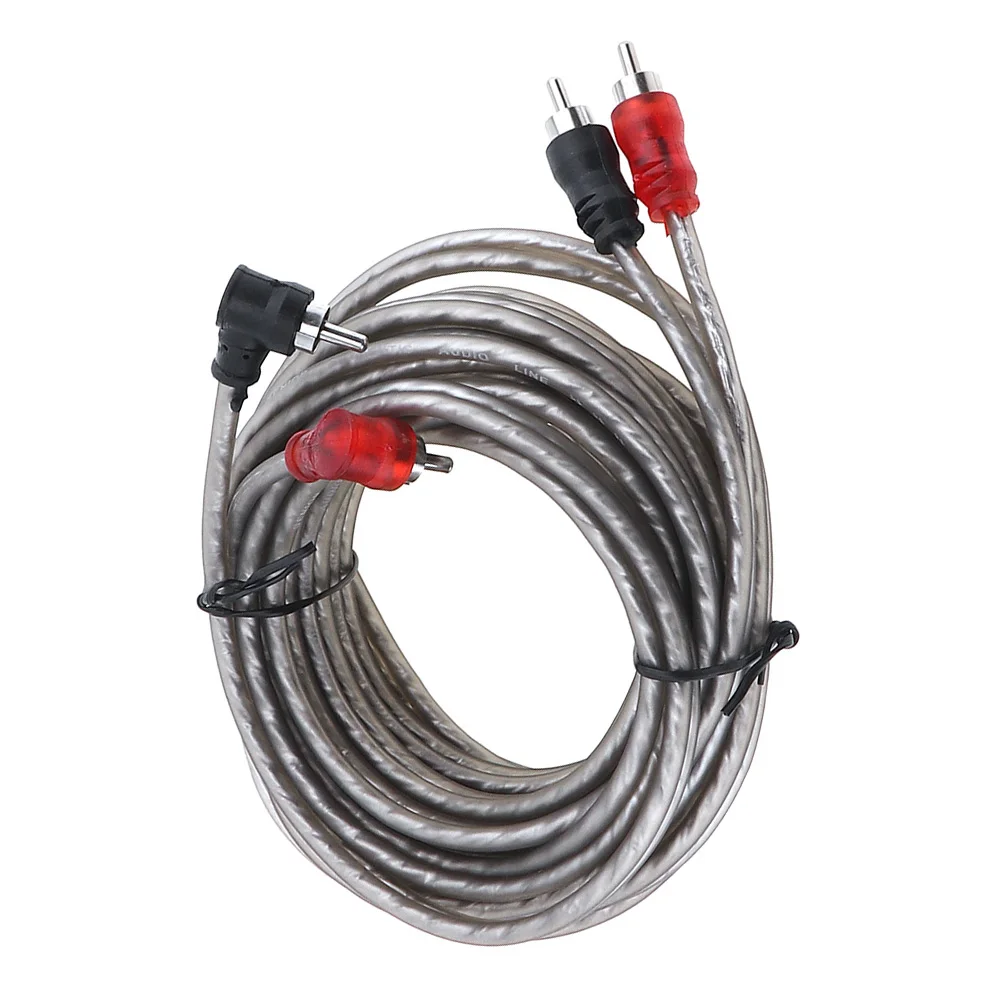 

Универсальный абразивный ПВХ-материал, 5 м, 40 ядер, диаметр 7 мм, из чистой меди, от 2RCA до 2RCA, автомобильный усилитель мощности звука, звуковой канал