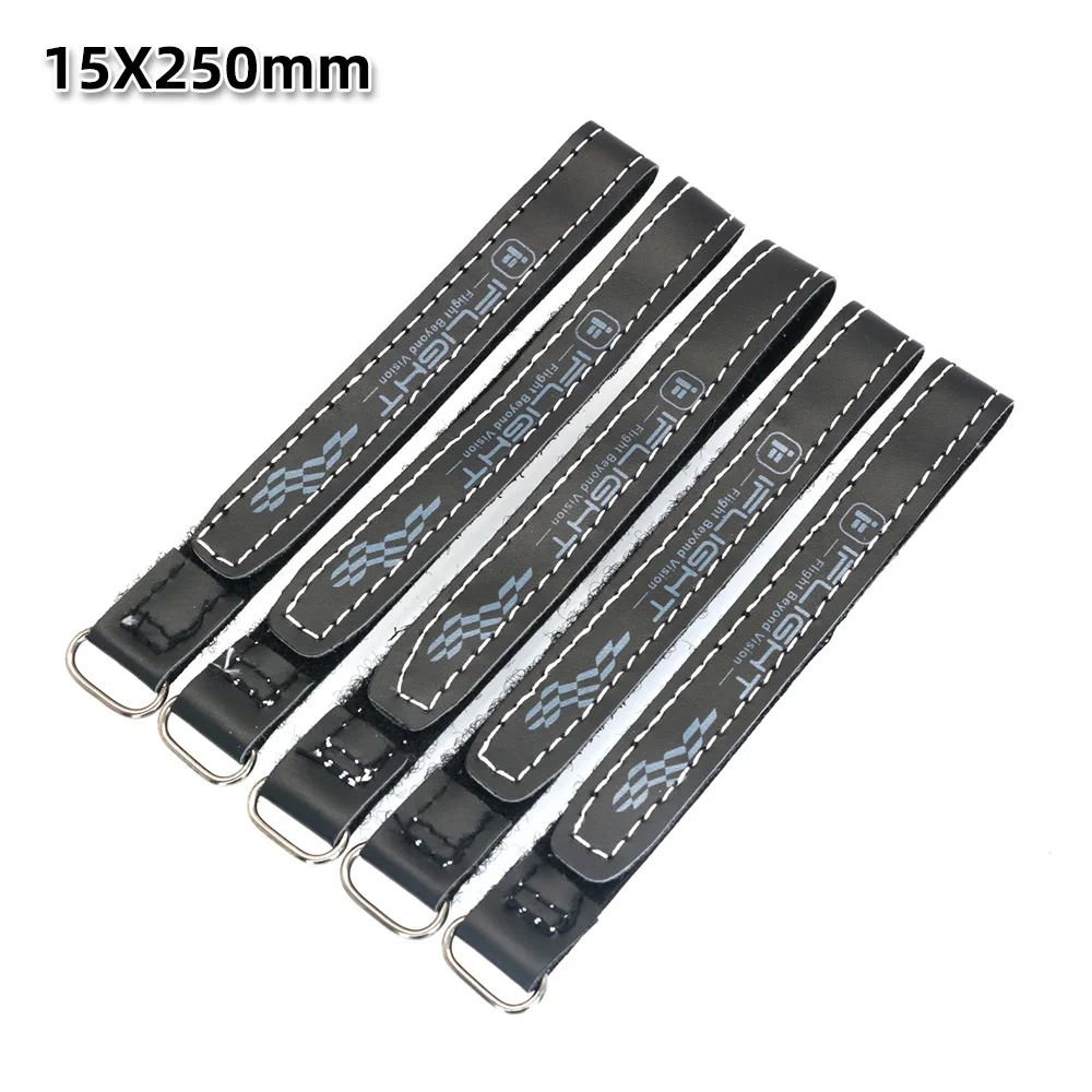 5 Stück IFlight 20mm 15mm Breite 500mm 400mm 300mm 250mm 200mm Länge Mikrofaser-Akku-Gurt Rutschfester Gürtel für FPV