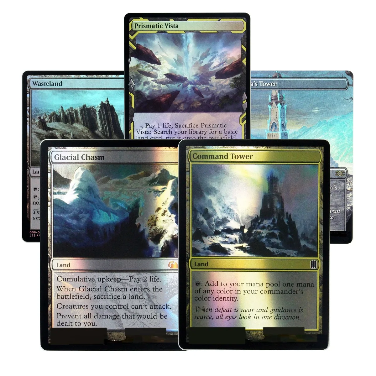 Foil Urza's Tower Command Tower Dryad Arbor Glacial Chasm TCG Proxy Cards Custom Top Quality Game Collection Trading Cards