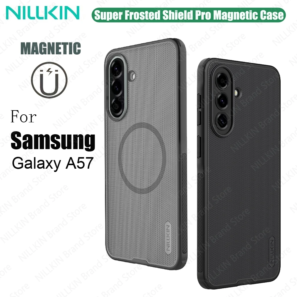 

Nillkin For Samsung Galaxy A57 MagSafe Case Frosted Shield Pro Magnetic Case Shockproof Ultra-thin Back Cover For Samsung A57
