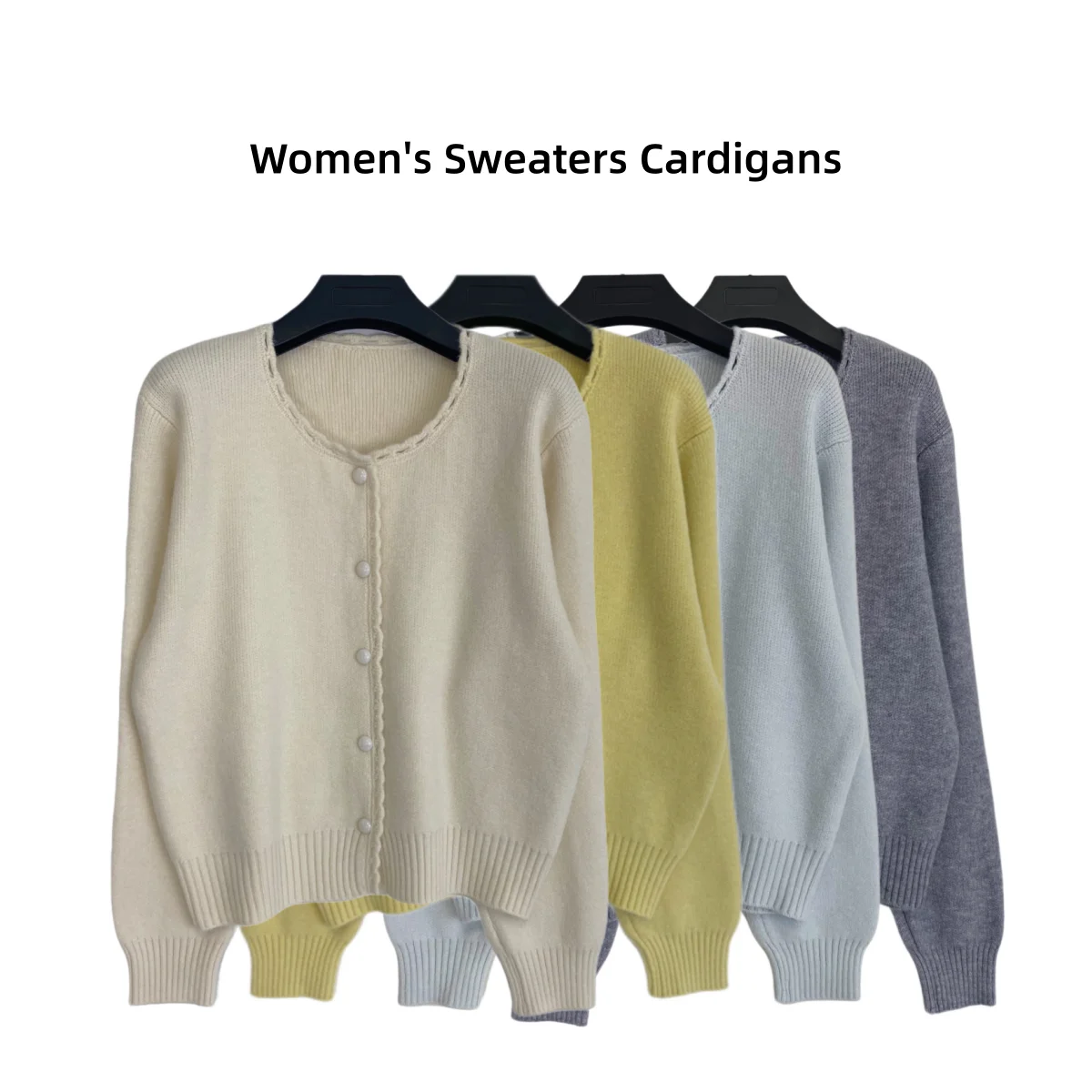 

Autumn Winter Women's Sweaters Cardigans Korean Fashion Casual Long Sleeve Cardigan Tops Simple Chic Soft WarmKnit Outerwear New