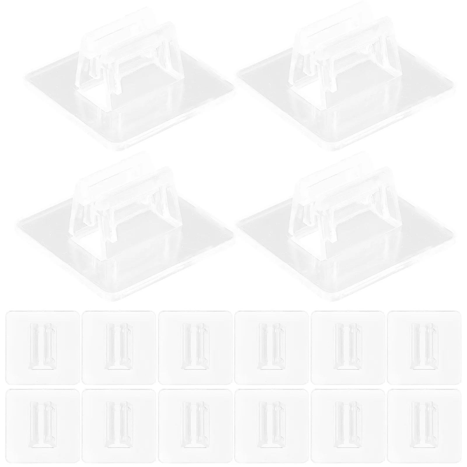 50 stuks kaarthouders kunststof antislipbasis strak ontwerp bureau organisator kaartstandaard spelstukken