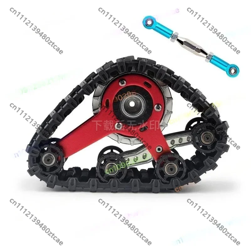 4 Pcs Metal Track Wheel Upgrade Set RC Crawler Model Car DIY Replacement Accessories
