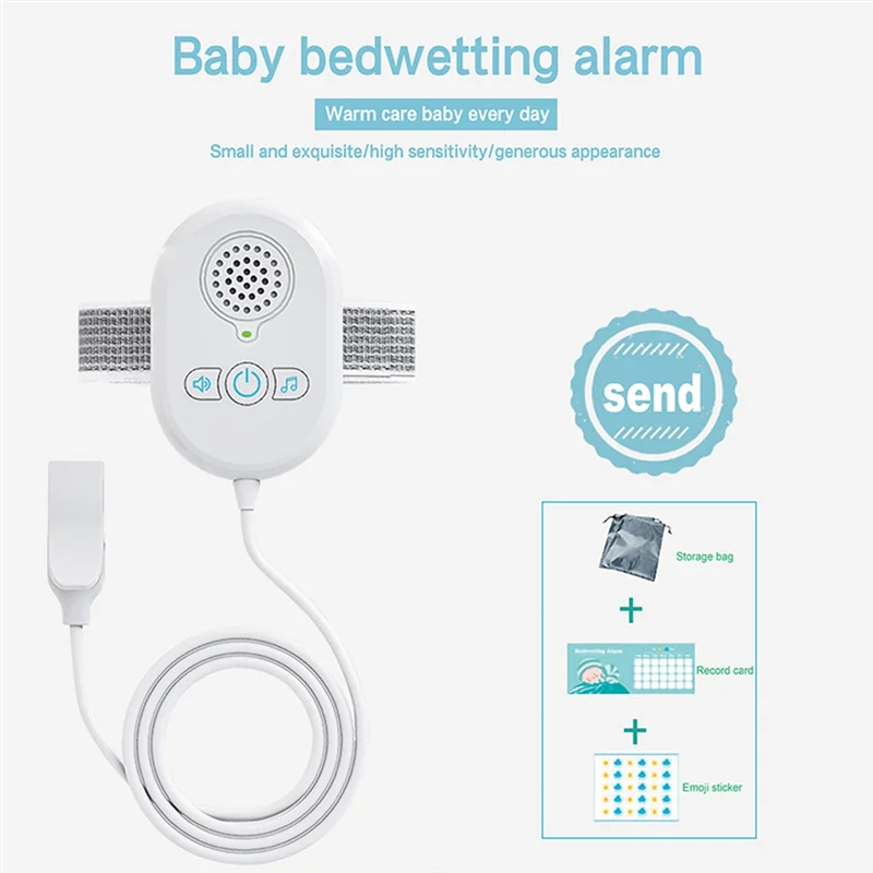 ABGI-J011 Bedwetting Sensor For Children With Loud Sound & Strong Vibration Children Pee Alarm Bedwetting Monitor Sensor