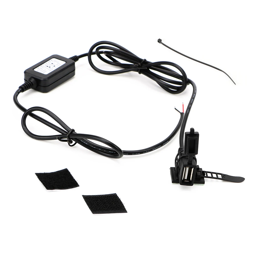 FORAUTO Motorrad USB Buchse für Telefon DC 12V Vers 5V Adapter GPS Netzteil Port Buchse für Moto USB Konverter