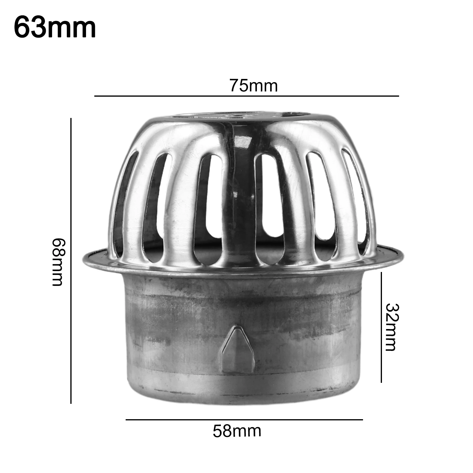 Reliable Roof Floor Drain with 304 Stainless Steel Construction and Efficient Drainage for Various Applications