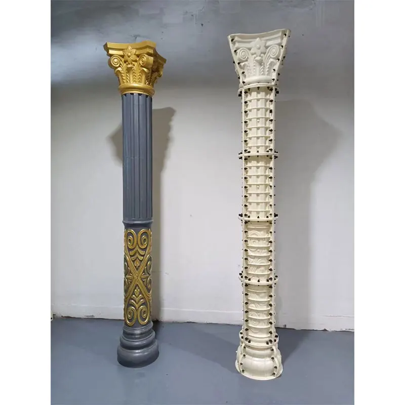 Roman column mold burst plastic column European cylinder villa Chinese building eaves doorway Roman column