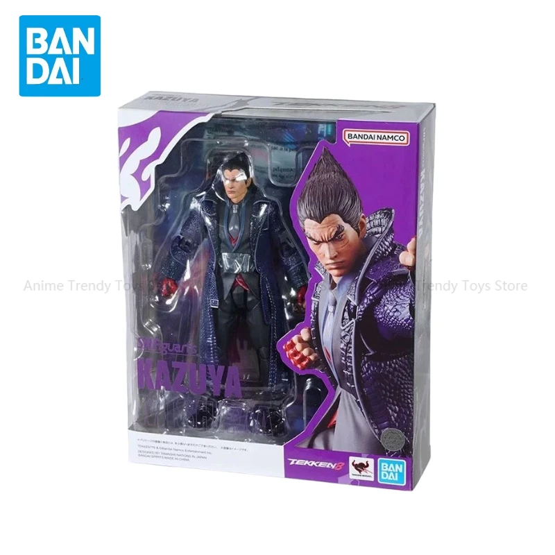 In Stock Original Bandai S.H.Figuarts SHF Tekken 8 Mishima Kazuya Animation Action Figure Toy Gift Model Collection Hobby WY