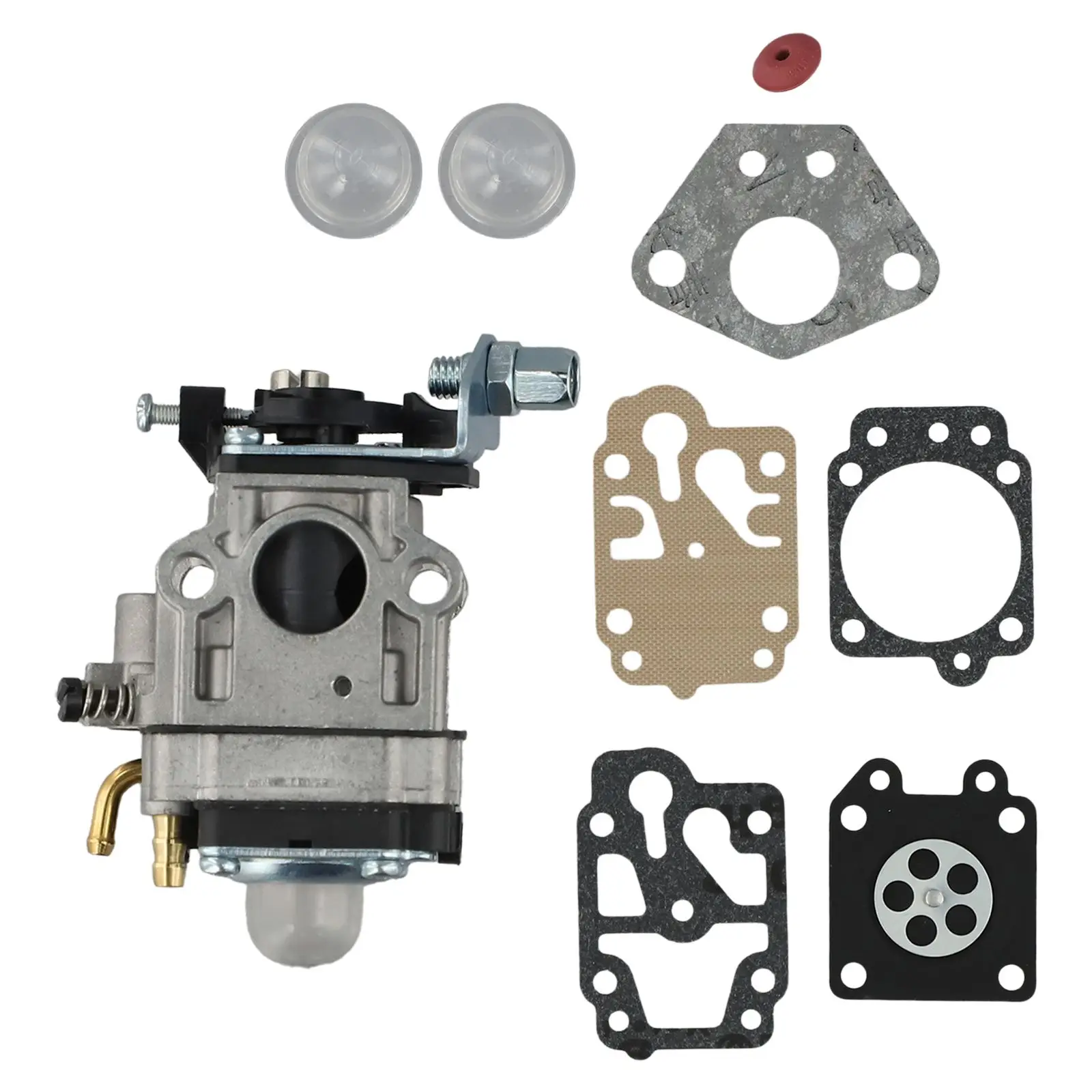 Brush Cutter Kit 15mm Carburetor Compatible With CG430 Compatible With CG520 Precision Engineering 30mm Bolt Hole Spacing
