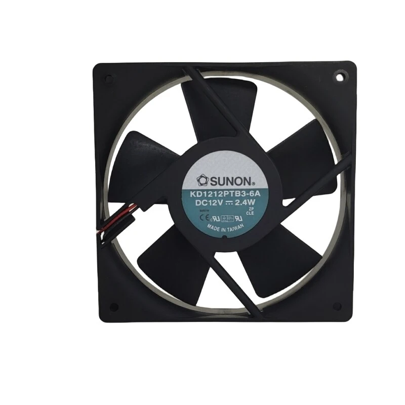 KD1212PTB3-6A DC12V 2.4W 12025 3 Wires Frequency Converter Server Cooling Fan