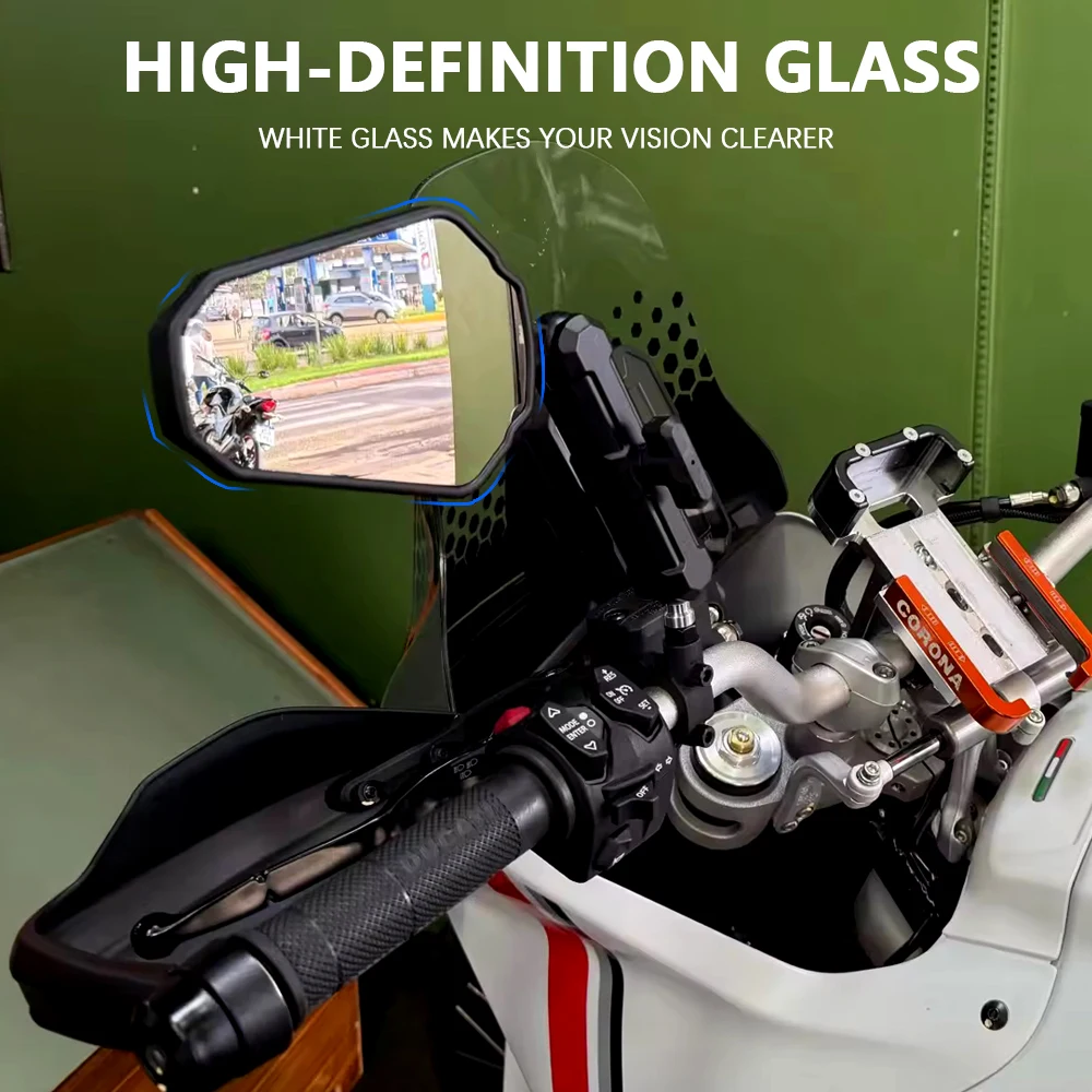 Pan America 1250 Motorcycle Accessories Adjustable Adventure Side Mirrors For Special RA1250 PA 1250 Rearview Mirror 2021 2022-