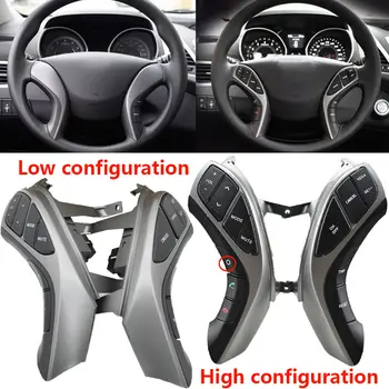 適用於 2012-2015 年伊蘭特自動擋和 2012-2014 年手動擋 i30 手動擋的全新多功能巡航控制音樂方向盤按鈕開關,適用於現代汽車 6 最佳銷售 現代i30的巡航控制按鈕 - №2