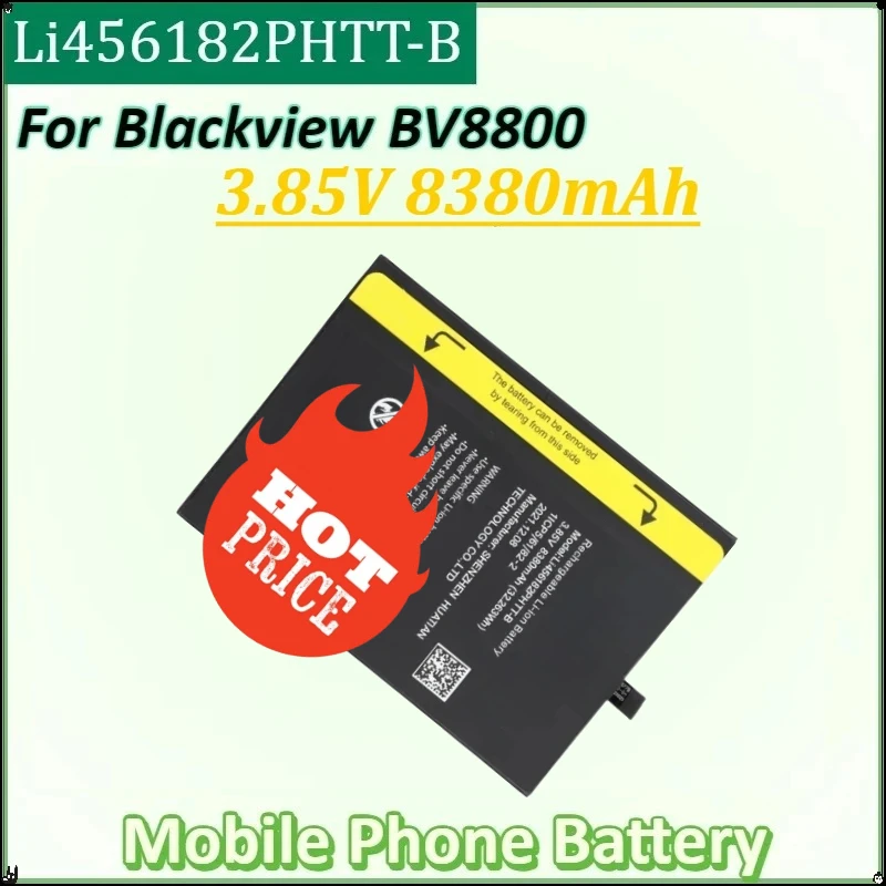 

3.85V 8380mAh For Blackview BV8800 BL8800 Pro Phone High Quality Bateria New Li456182PHTT-B Mobile Phone Battery