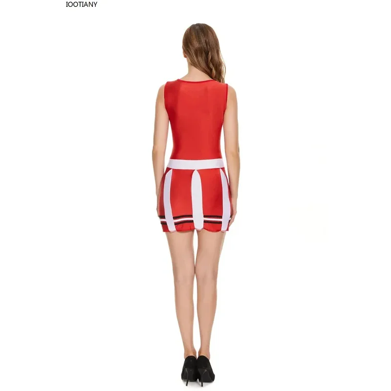 أزياء كوسبلاي مثيرة لكرة القدم للبالغين المشجع أزياء تنكرية للمنافسة والرقص لمرحلة الأداء زي الهالوين Vix;3,v'9.e;7' #4