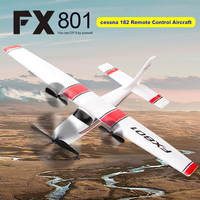 FX801 Airplane 182 DIY RC Plane 2.4GHz 2CH EPP Craft Electric RC Glider Airplane Outdoor Fixed Wing Aircraft for Kids