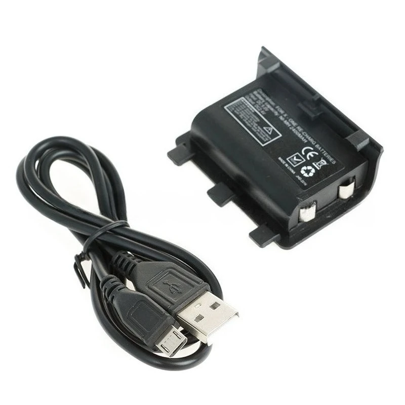 New 5V 2400mAh Replaceable NI-MH Battery Pack with USB Charging Cable for XBOX ONE Wireless Controller Gamepad Joypad Battery