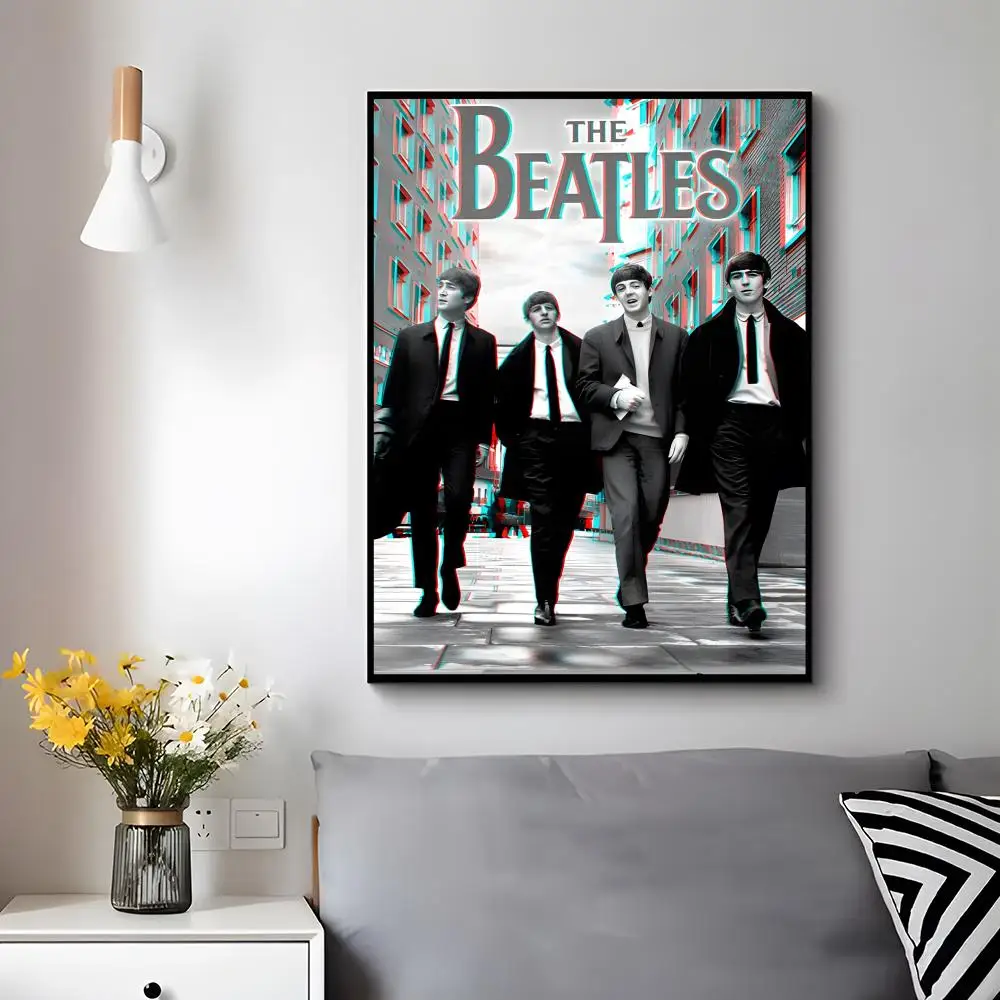 Band Rock The Beatles Poster Trendy Aesthetic Wall Decor for Dorm & Bedroom