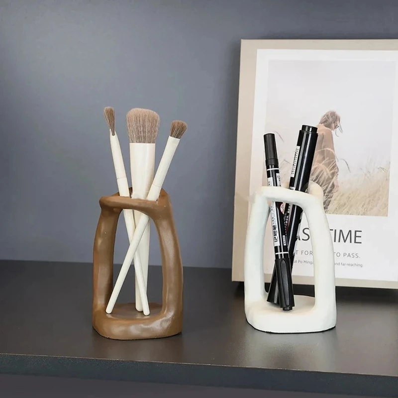 Подсвечник, стеллаж для хранения косметических карандашей, украшения в скандинавском стиле, милые восковые украшения ручной работы