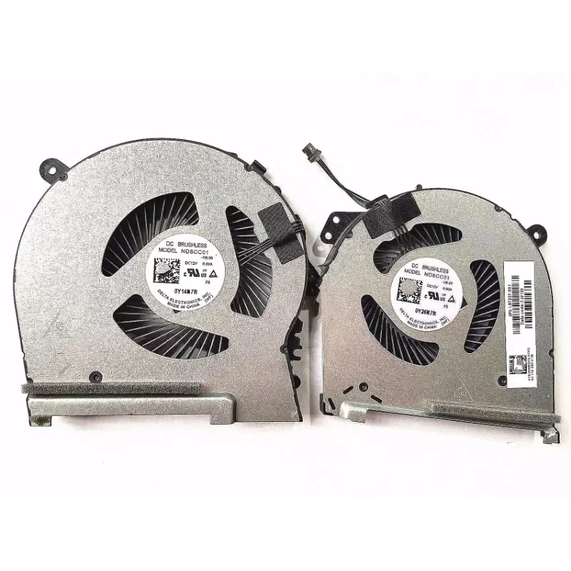 

Original CPU GPU Cooling Fan For HP Omen 15-DH 15-DH002NR 15-DH0015NR TPN-C143 ND8CC01-16L04 ND8CC01-16L05