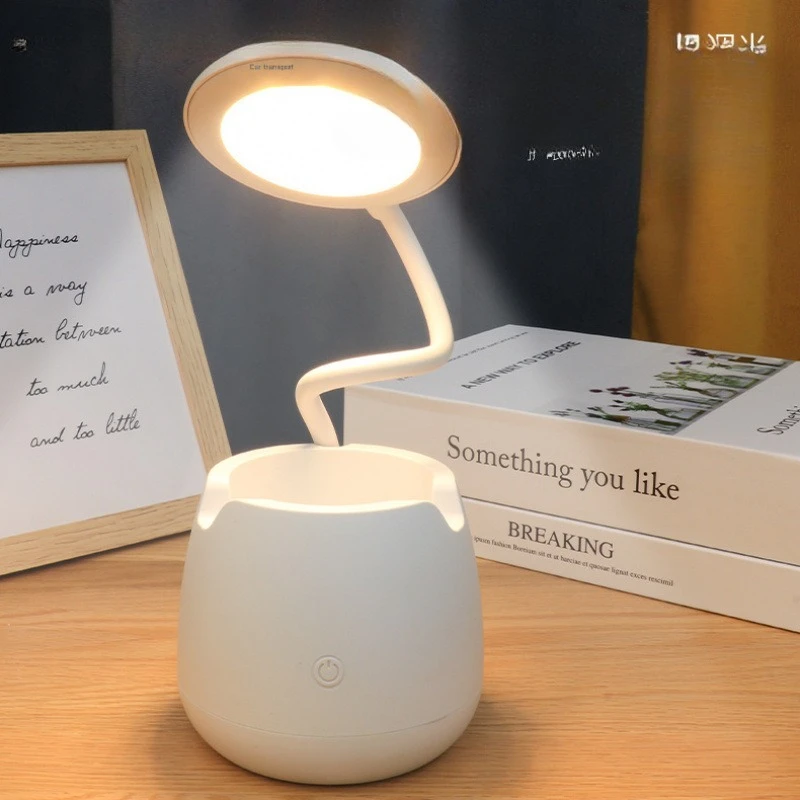 

Desk lamp eye protection learning lamp LED rechargeable, plug-in, college student dormitory artifact