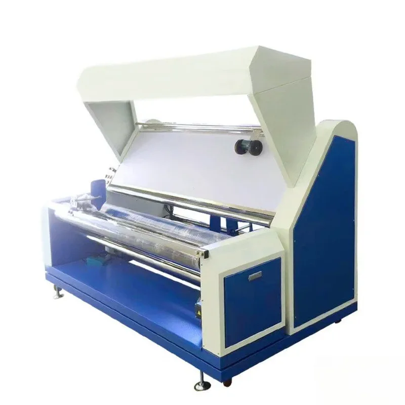Automatic edge inspection machine Tension-free winding machine Electric eye edge correction fabric inspection machine Rewinding