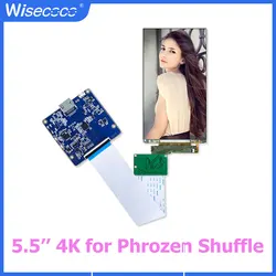 Wisecoco 5.5 inch Display for Phrozen Shuffle 4K High Resolution LCD 3D printer Screen 3840*2160 405nm With Mipi Control Board