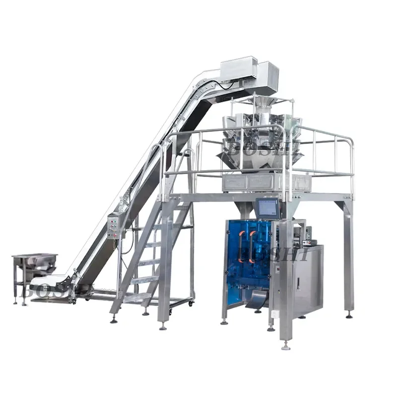 Recycling Machine 2026 Frozen chips packing machine, fried snacks work in progress quantitative packing machine, automatic