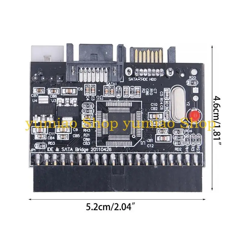 587B IDE bidirecional para o adaptador conversor para PC Desktops JM20330 Chip