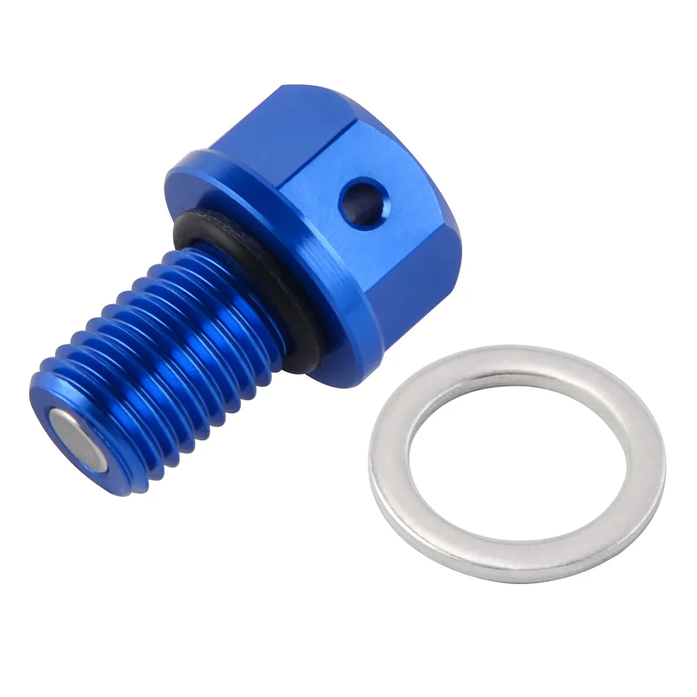 M10x1.25 Oil Drain Bolt Screw For Yamaha YZ 125 250 250F 450F 125X YZ250FX YZ450FX WR250F WR450F 01-18 Suzuki DRZ400S/E/SM