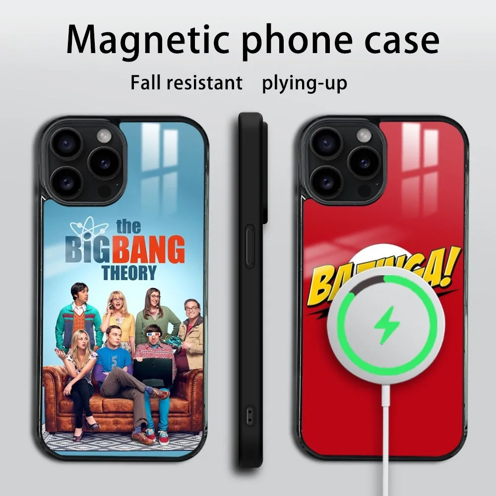 The Big Bang Theory Phone Case For iPhone 16 15 14 13 12 11 Pro Max Plus Mini Mirror Wireless magnetic case