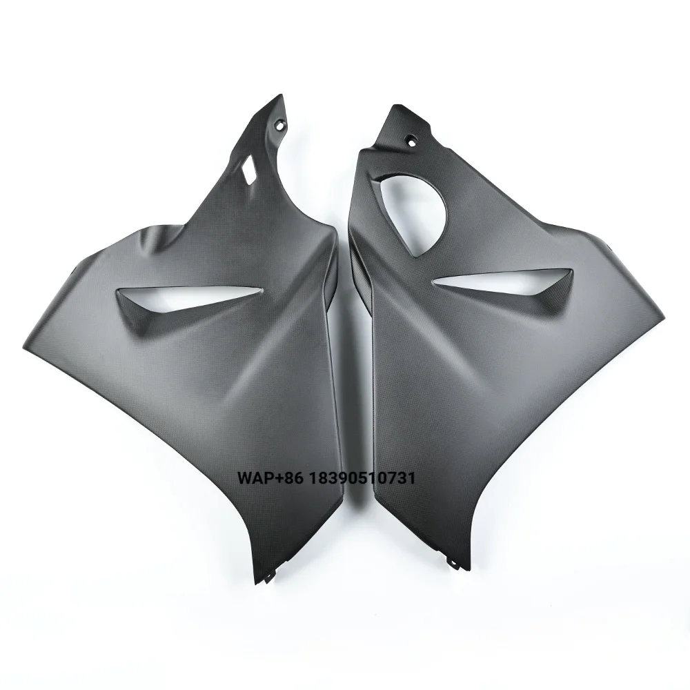 

100% Pre-preg Autoclave Dry Carbon Fiber Motorcycle Body Fairing Large Side Panel Fairing for Panigale V2 2025 2026