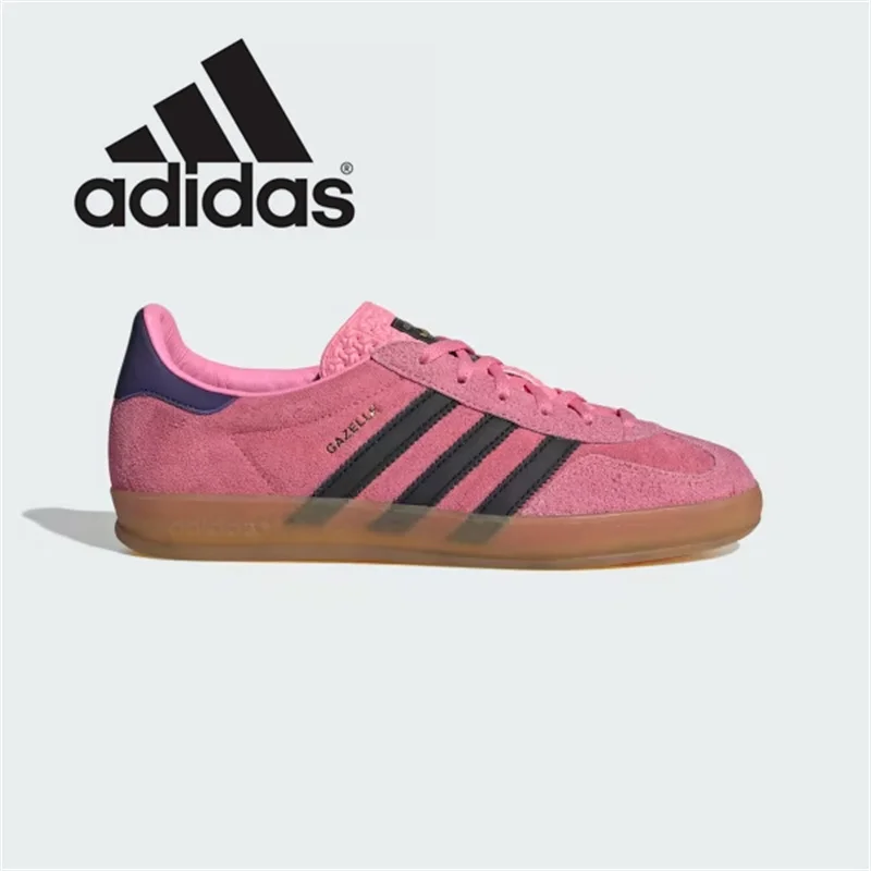 Adidas Clover GAZELLE INDOOR Retro Board Shoes Men\'s and Women\'s Moral Training Shoes sneakers